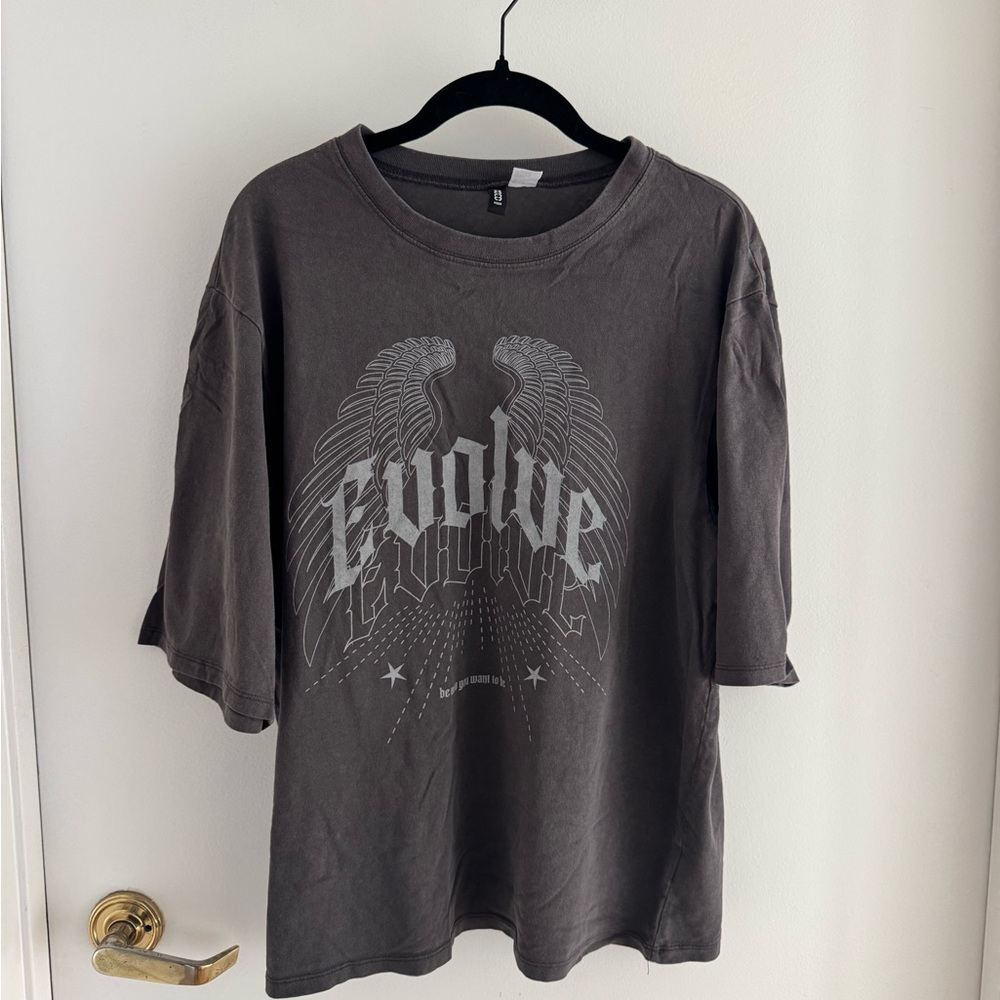 H&M Dark Gray T-Shirt